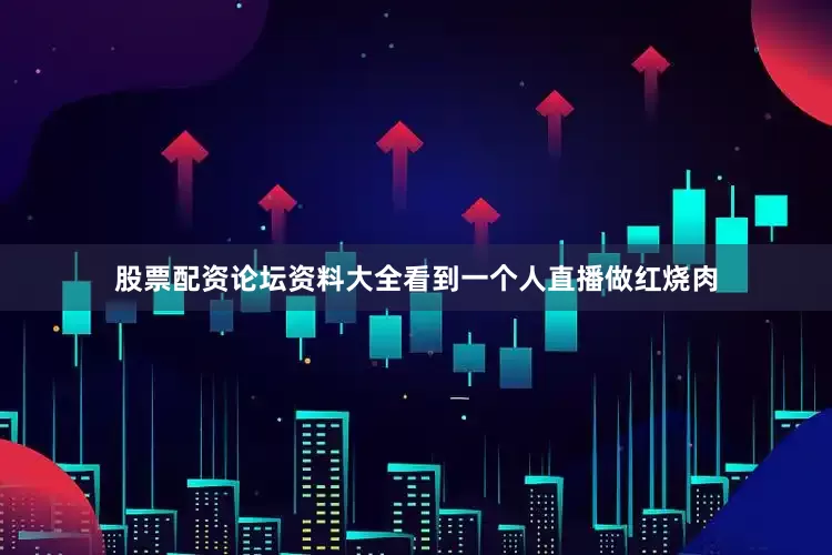 股票配资论坛资料大全看到一个人直播做红烧肉